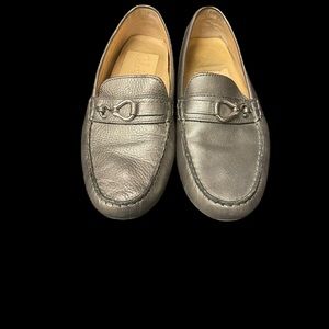 Cole Haan Silver Loafers